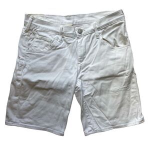 True Religion White Bermuda Denim Shorts - Women’s 29